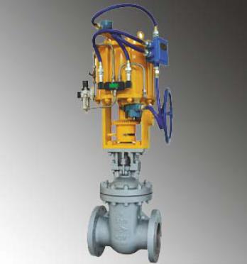 ZSDⅡC(DX)气动平行切断动芯闸阀(手轮中间式)