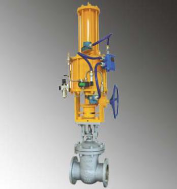 ZSDⅡC(DX)气动平行切断动芯闸阀(弹簧复位)