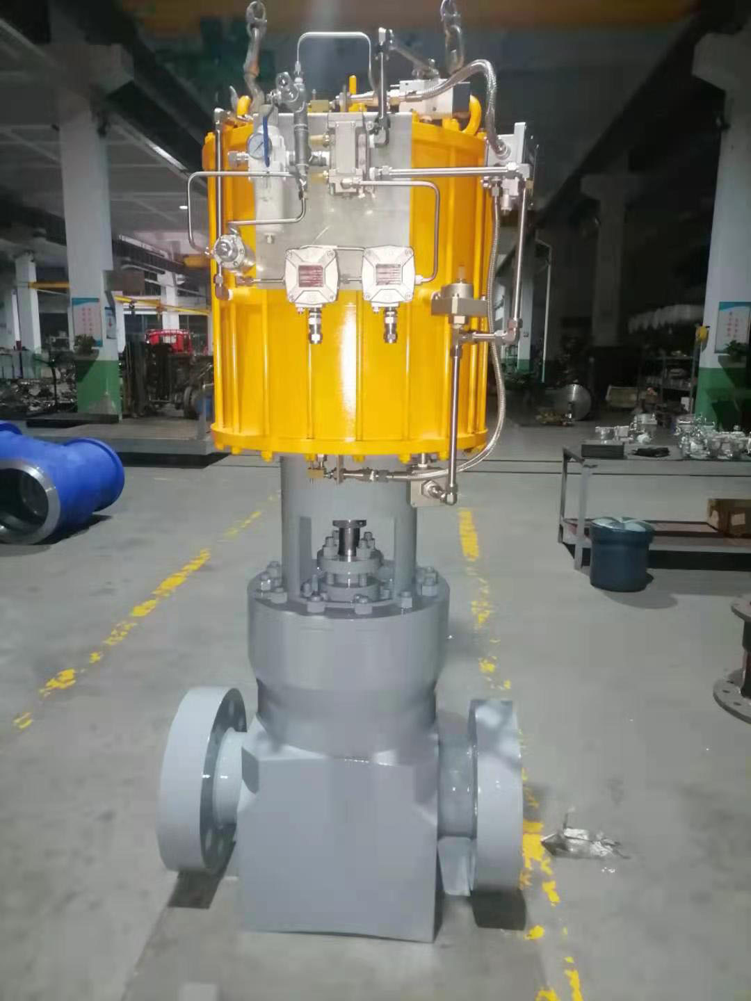 6”—2500LB，气动高压双闸板阀闸阀