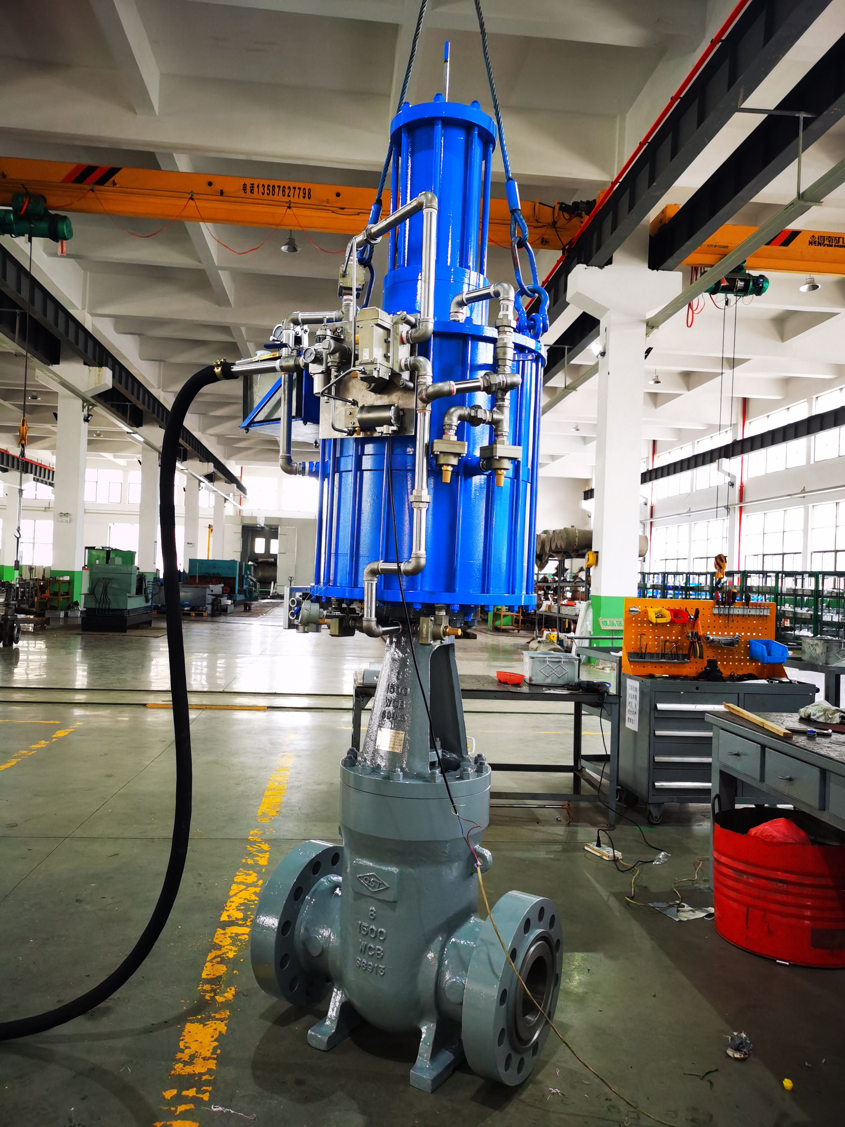 8”—1500LB，气动高压快速切断闸阀，切断时间4秒